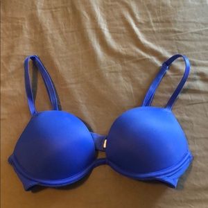 PINK blue push up bra 32B